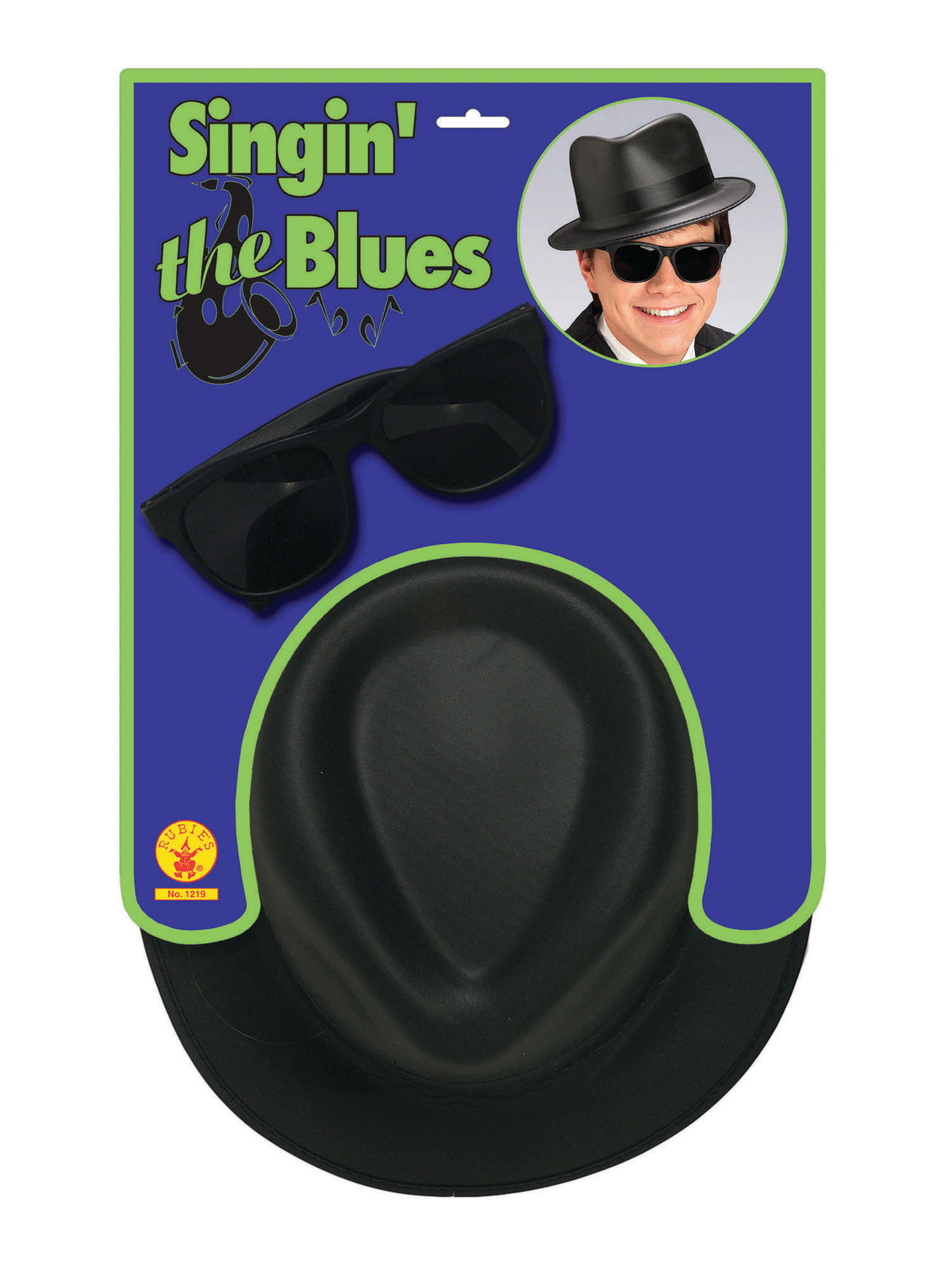 Rubies A Singing Blues Hat And Glasses Set Kostümzubehör