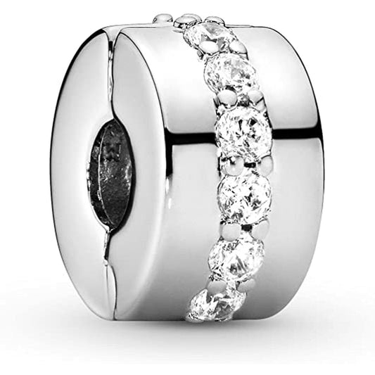 Pandora Charms Für Damen Pandora Clear Sparkling Row Clip