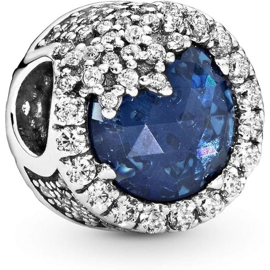 Pandora Charms Für Damen Pandora Blue Dazzling Snowflake