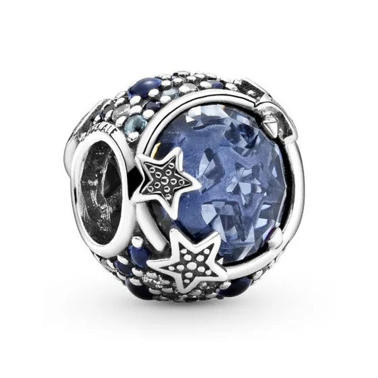 Pandora Charms Für Damen Pandora Celestial Blue Sparkling Stars