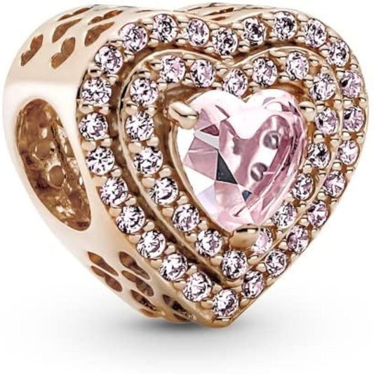 Pandora Charms Für Damen Pandora Sparkling Levelled Heart