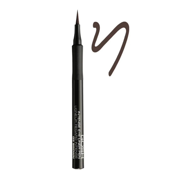 GOSH GOSH Intense Eyeliner Pen 03 Brown brauner Eyeliner Stift präzise Linien