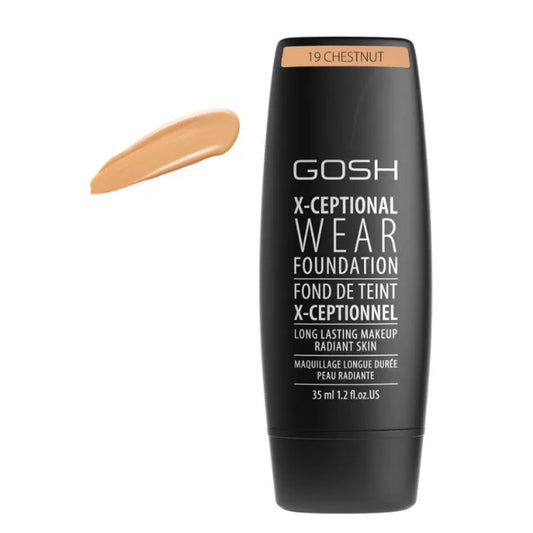 GOSH GOSH X-Ceptional Wear Foundation Make-up 19 Chestnut 35 ml langanhaltend