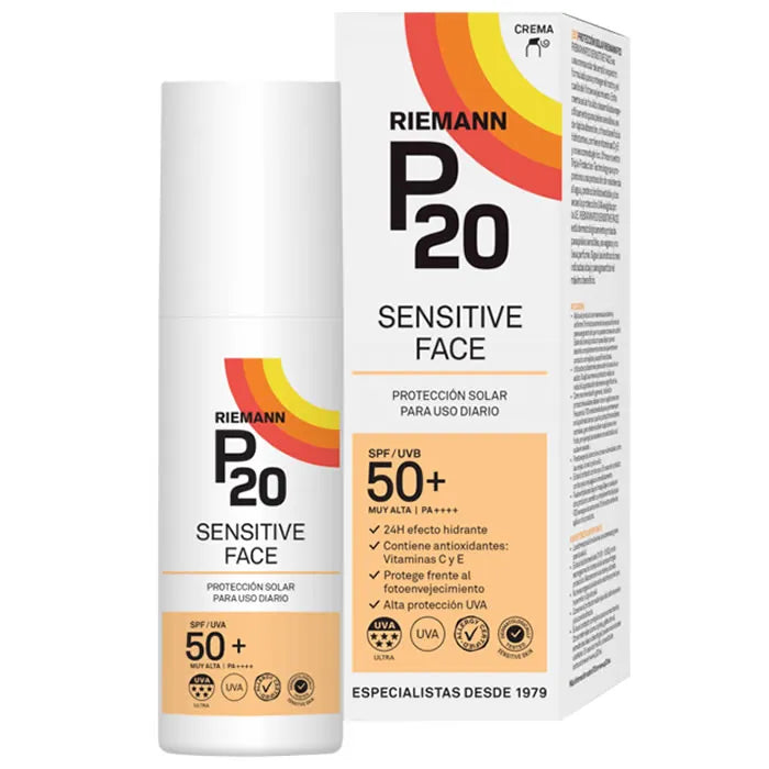 RIEMANN RIEMANN P20 Sonnenschutz Face Sensitive SPF 50+ 50 g Kosmetik