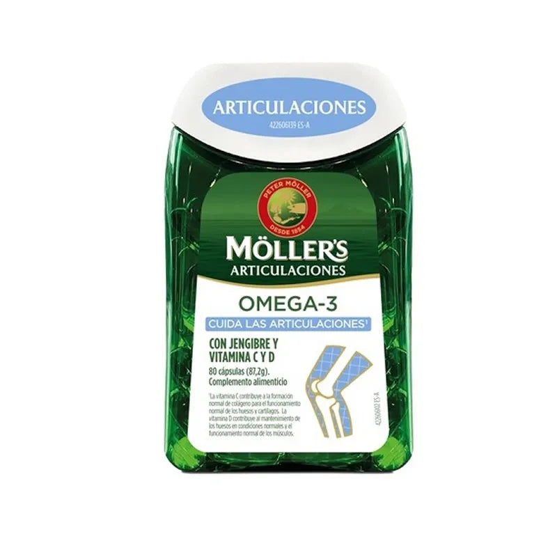 MOLLER´S MOLLER´S Gelenke Omega-3 Kapseln 80 Stück Nahrungsergänzungsmittel Kosmetik