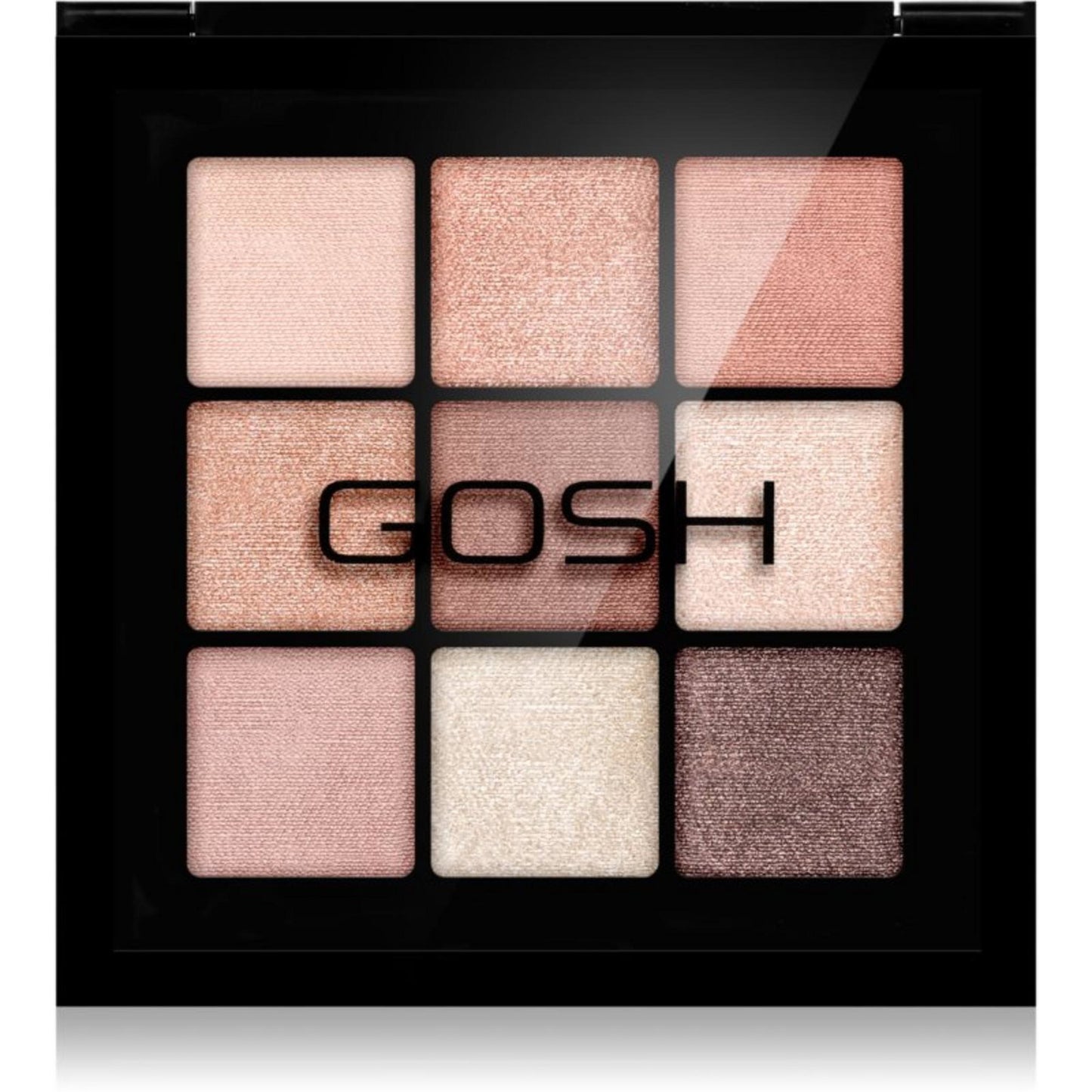 Gosh, Eyedentity, Lidschattenpalette, 001, Sei ehrlich, 9 Schattierungen, 8 g