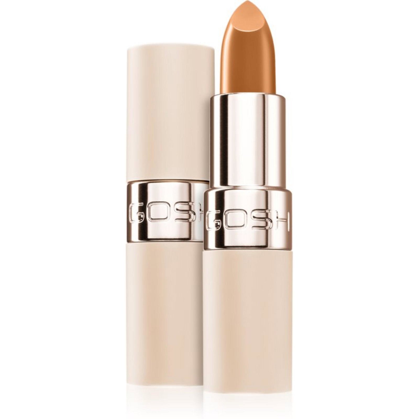 Gosh Gosh, Luxury Nude Lips, Seidenmatt, Lippenbalsam, 002, Undressed, Nein, 3.5 g Regular