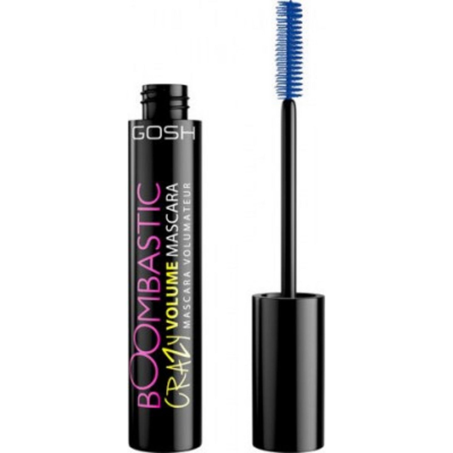 Gosh Gosh, Boombastic Crazy, Volumen, Wimperntusche, 002, Crazy Blue, 13 ml Regular
