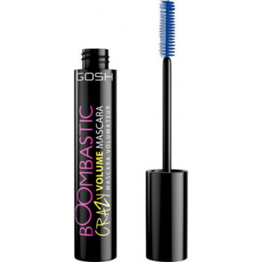 GOSH Boombastic Crazy Mascara in Blau, Nuance 002 Verrücktes Blau, 13 ml