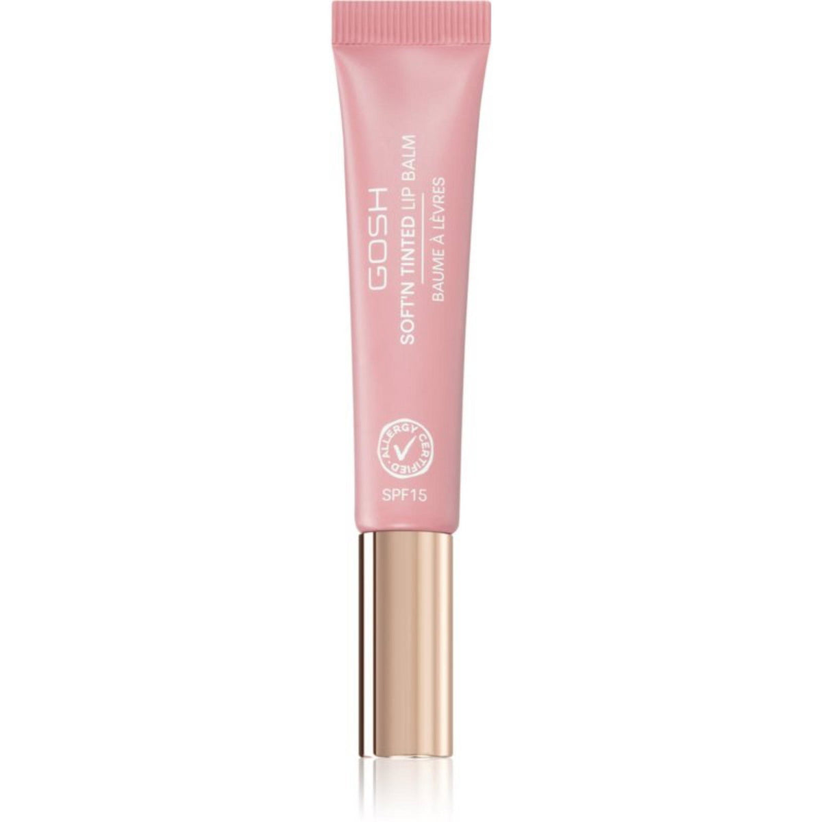 Gosh, Soft'n Tinted, Vegan, semi-transparent, Lippenbalsam, 004, Vintage Rose, SPF 15, 8 ml