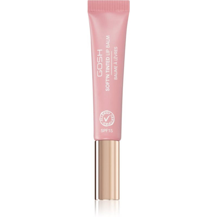 Gosh, Soft'n Tinted, Vegan, halbtransparent, Lippenbalsam, 004, Vintage Rose, SPF 15, 8 ml