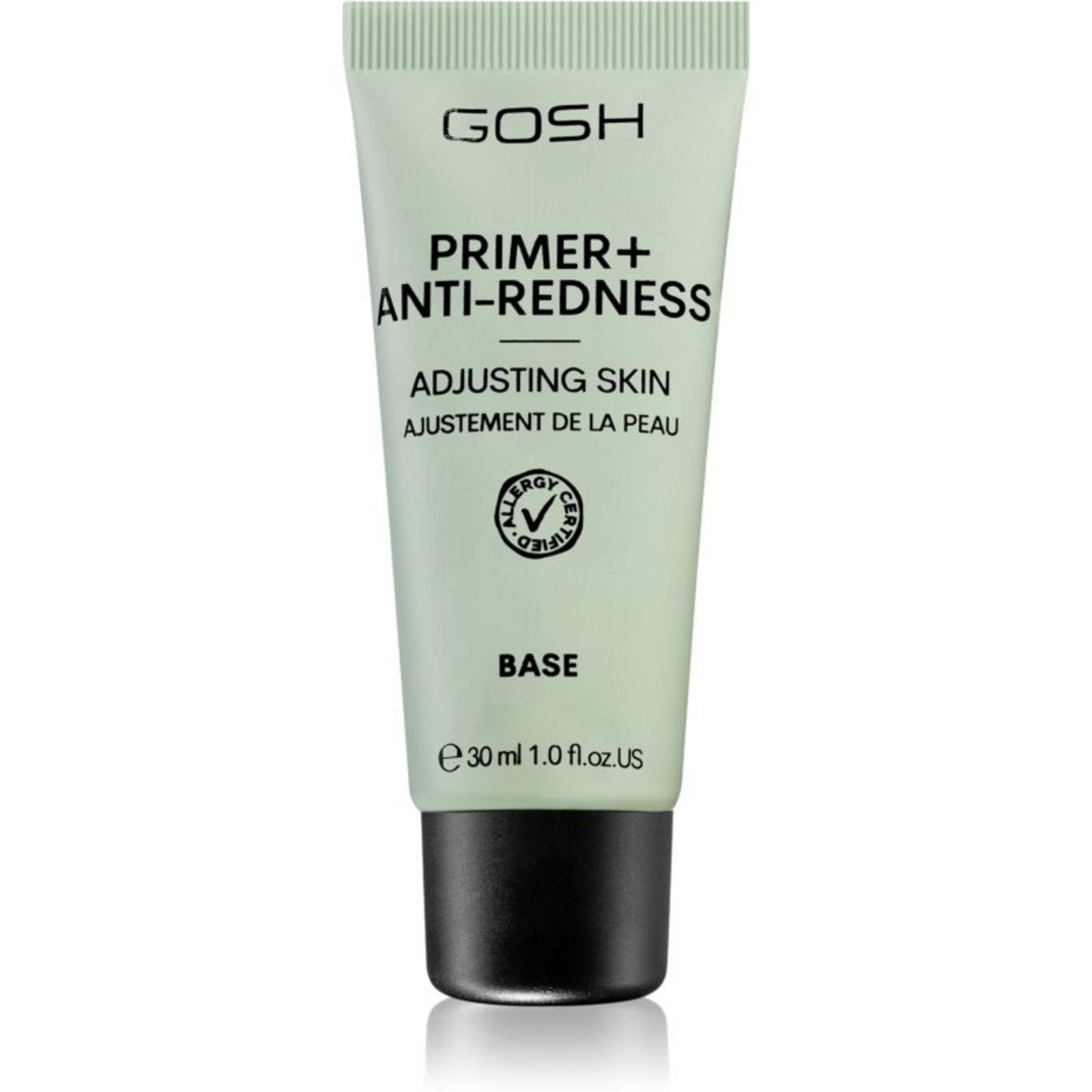 Gosh Gosh, Primer+, Perfume Free, Neutralizes redness, Flüssiger Primer, 008, Anti-Redness, 30 ml Regular