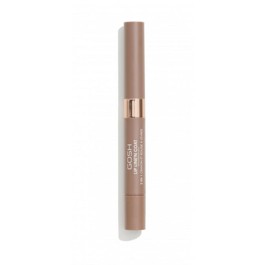 Gosh Gosh, Line'n Coat, Lippenkonturenstift & Lippenlack 2-in-1, 003, Weicher Nougat, 2 ml Regular