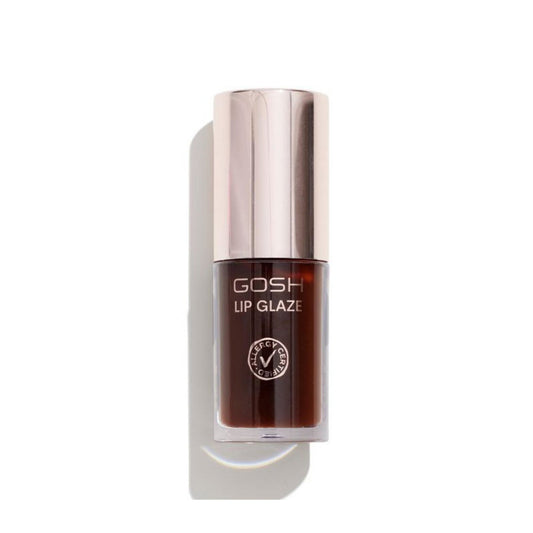 Gosh Gosh, Lip Glaze, Halbtransparente Farbe, Roll-On Lipgloss, 003, Dunkle Schokolade, 5.5 ml Regular