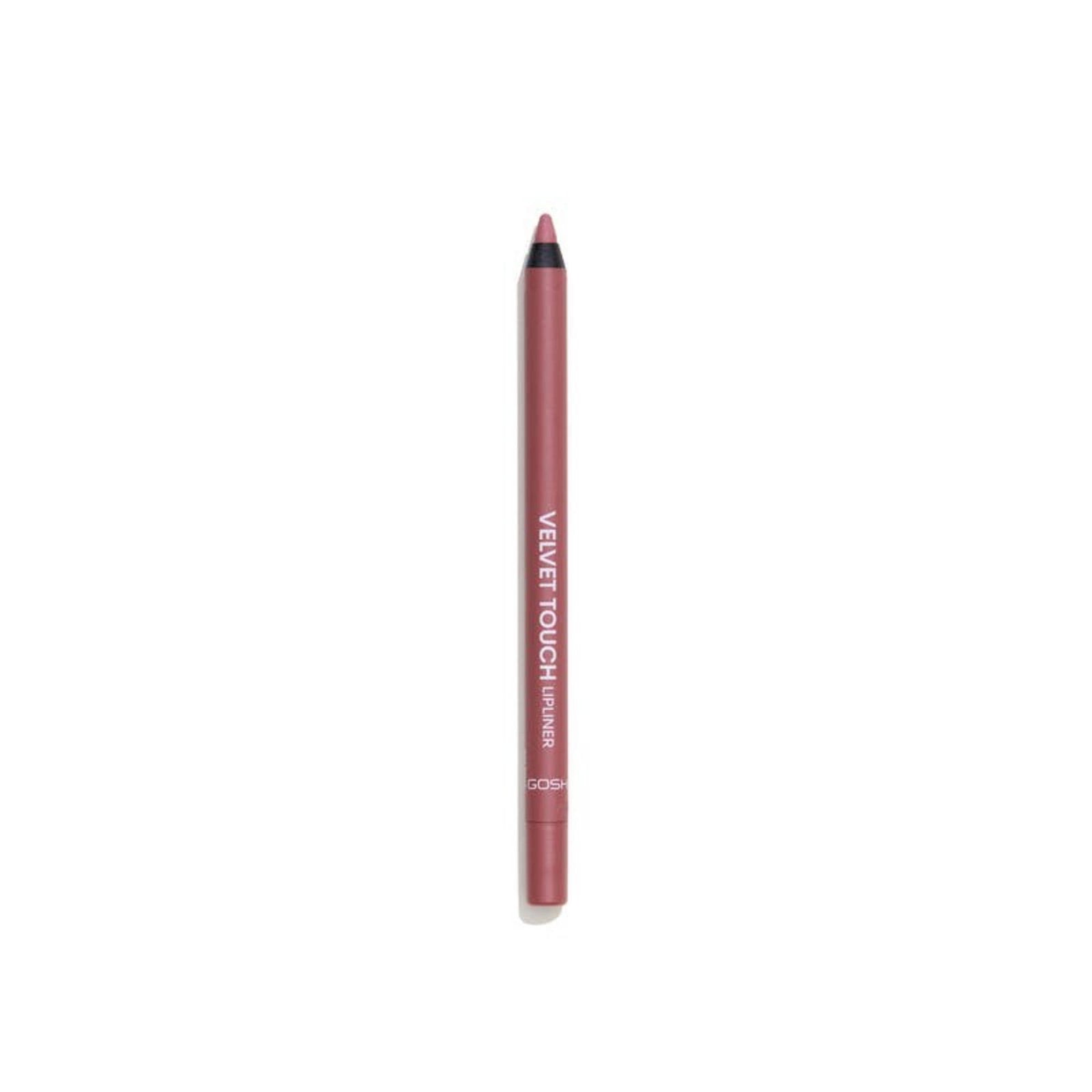 Gosh Gosh, Velvet Touch, Allergy Certified, Lipliner, Lipliner, 009, Rose, 1.2 g Regular