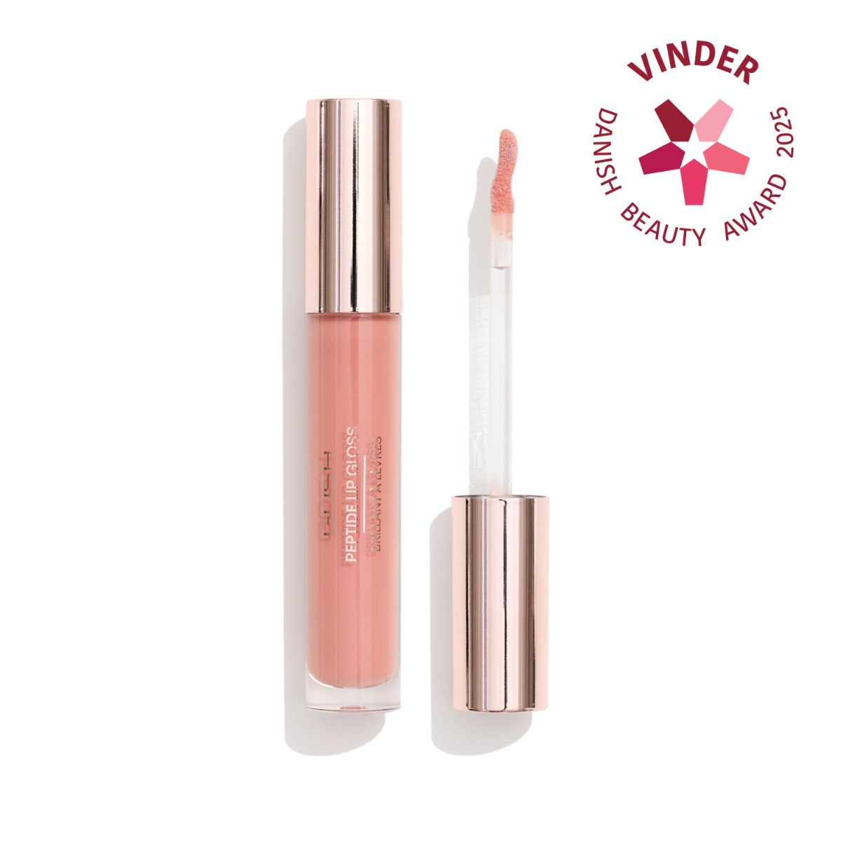 GOSH GOSH Peptide Lipgloss 008 Nougat 7 ml Brillo De Labios