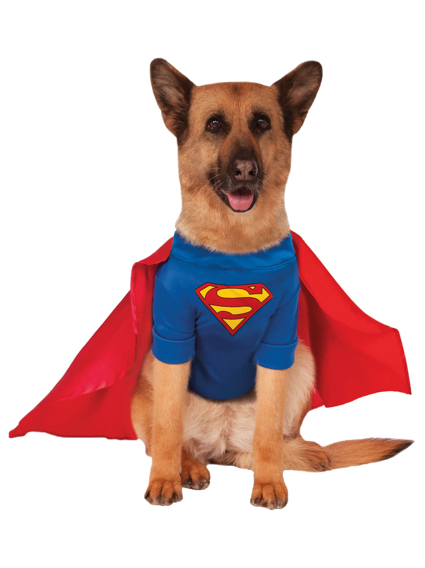Rubies Superman Haustierkostüm mit Weste und Umhang