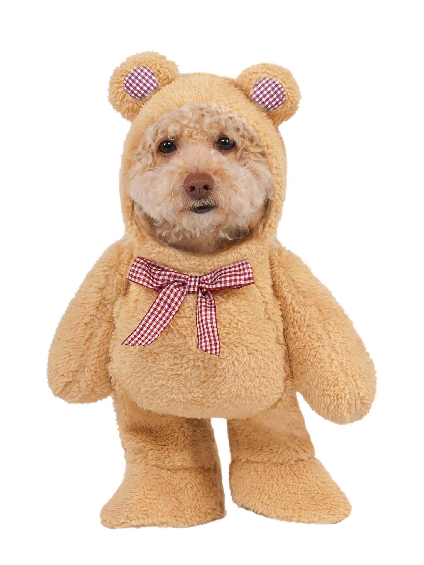 Rubies Walking Teddy Bear Haustierkostüm aus Plüsch mit gepolsterten Armen