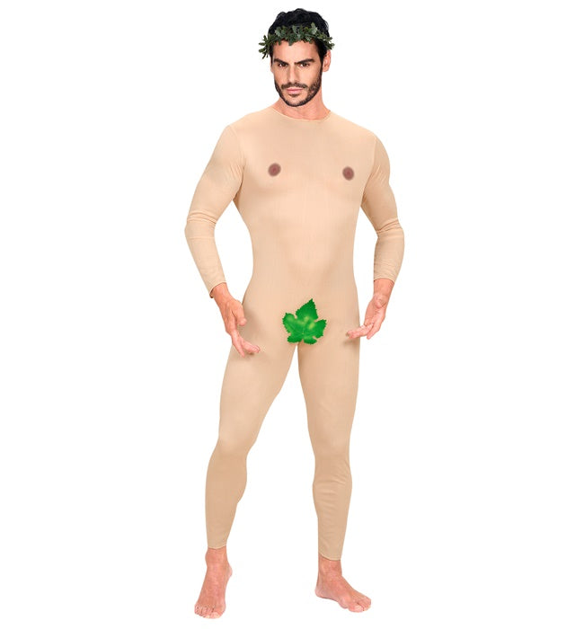 ADAM Kostüm mit passender Kopfbedeckung für Fasnacht und Karneval