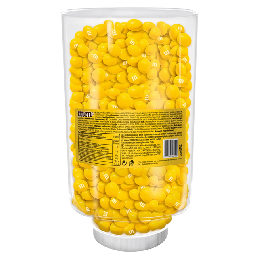 M&M´s M&M's Peanut einfarbig gelb, 1 kg, Erdnüsse in Milchschokolade