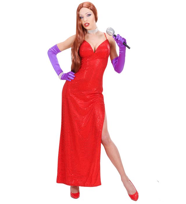 Jessica Kostümkleid mit passenden Handschuhen in elegantem Design