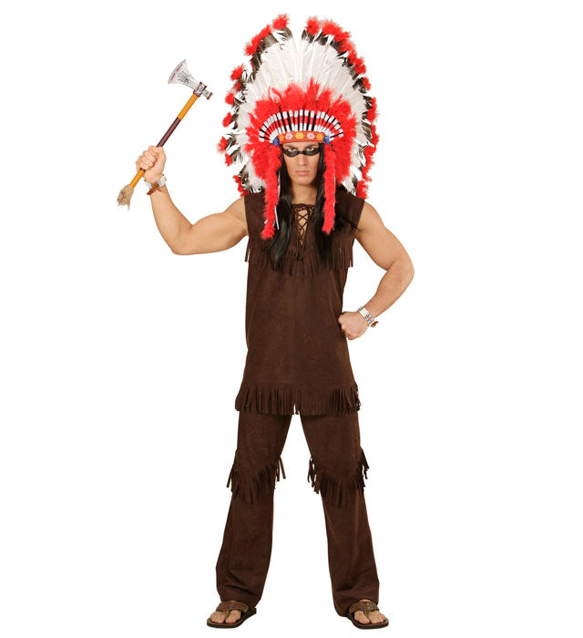 Indianer Kostüm Weste und Hose für Fasnacht und Mottoparty