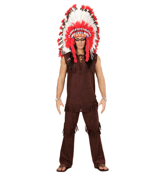 Indianer Kostüm Weste und Hose für Fasnacht und Mottoparty