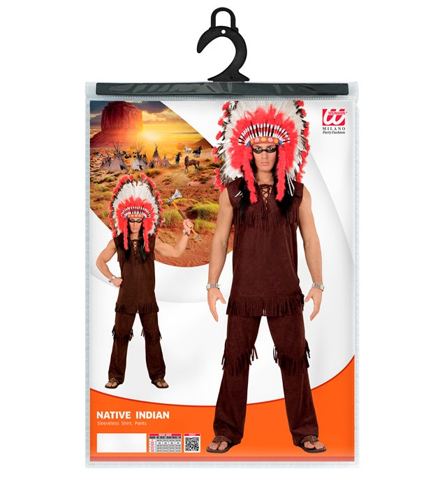 Indianer Kostüm Weste und Hose für Fasnacht und Mottoparty