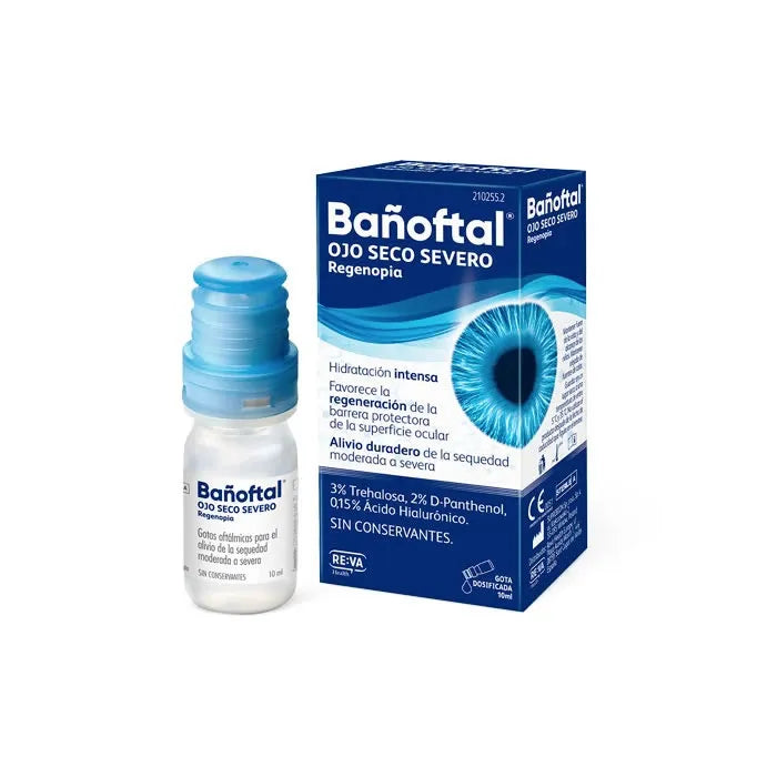 REVA-HEALTH REVA-HEALTH Reva Bañoftal Augentropfen bei schwerem trockenem Auge 10 ml Kosmetik