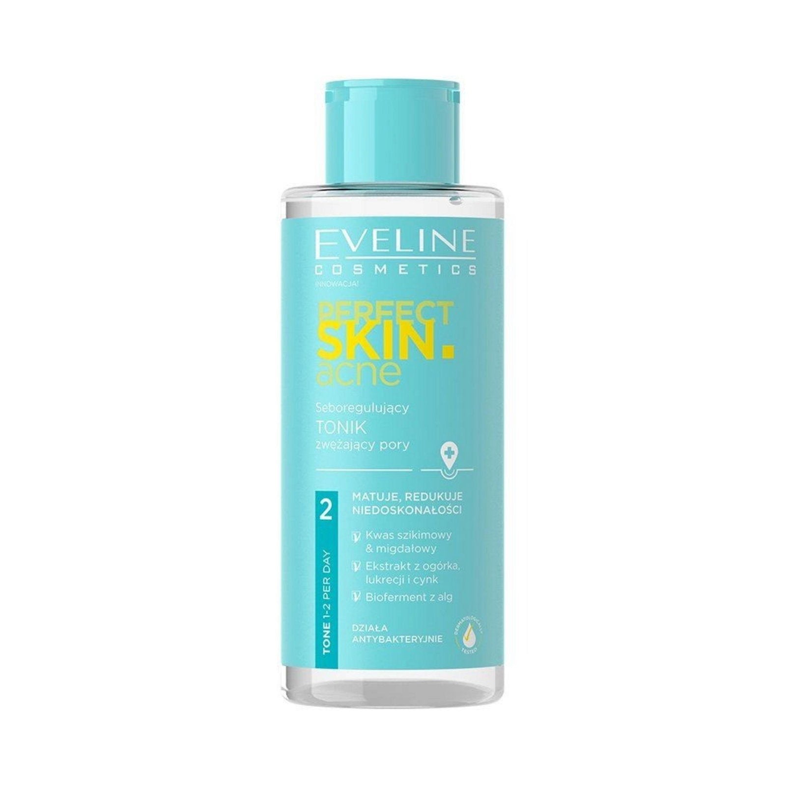 Eveline Cosmetics Eveline Cosmetics, Perfect Skin.Acne, Sebumregulierend, Gesichtswasser, Für das Gesicht, 200 ml Regular
