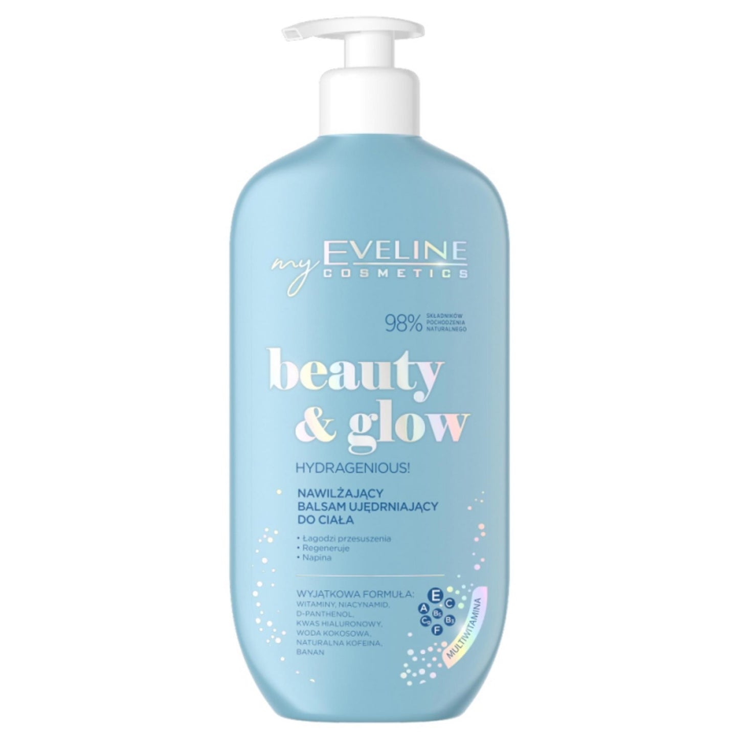 Eveline Cosmetics Eveline Cosmetics, Beauty & Glow, Vegan, Festigung, Täglich, Körperlotion, Körper, 350 ml Regular