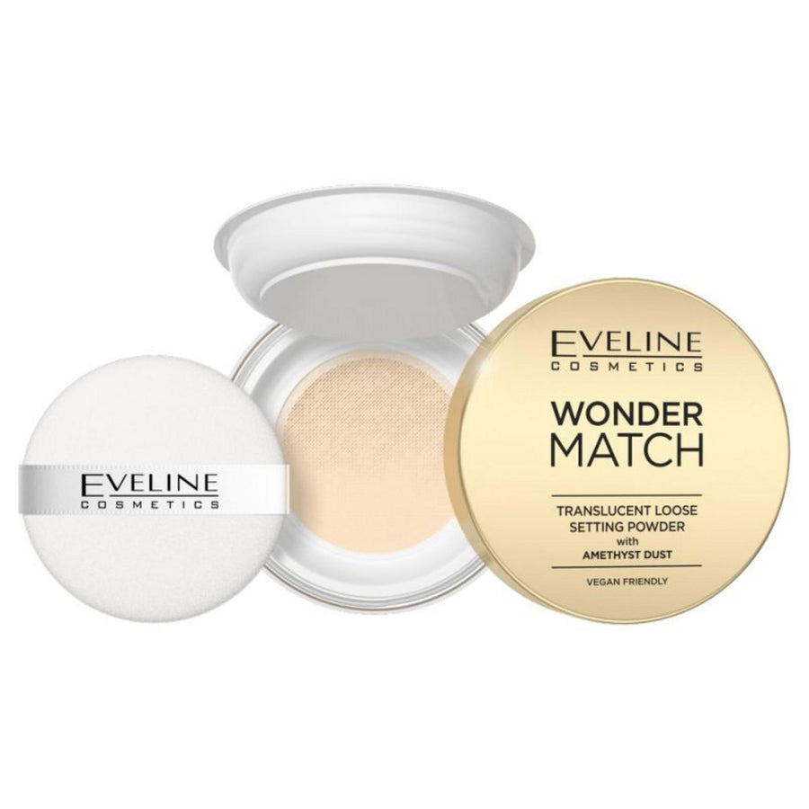 Eveline Cosmetics Eveline Cosmetics, Wonder Match, Loses Fixierpuder, Durchscheinend, 6 g Regular