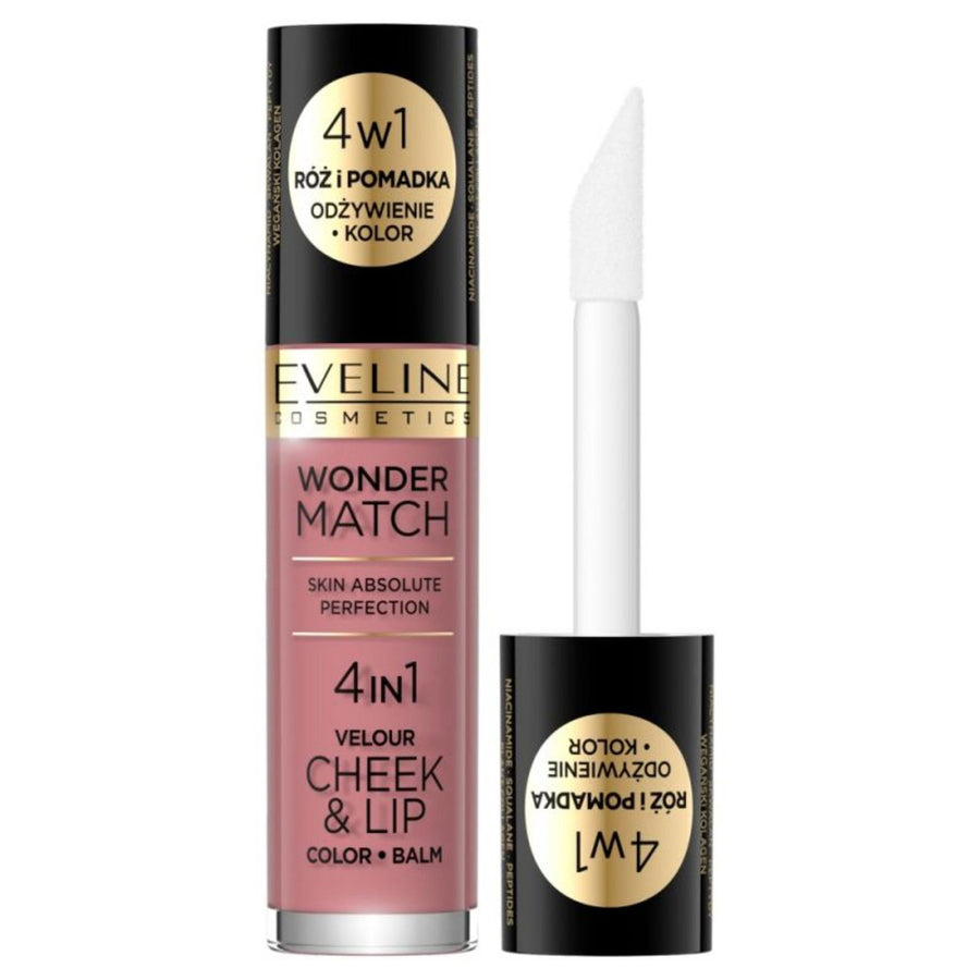Eveline Cosmetics Eveline Cosmetics, Wonder Match 4in1, Lippen- und Wangenbalsam 2-in-1, 02, 4.5 ml Regular