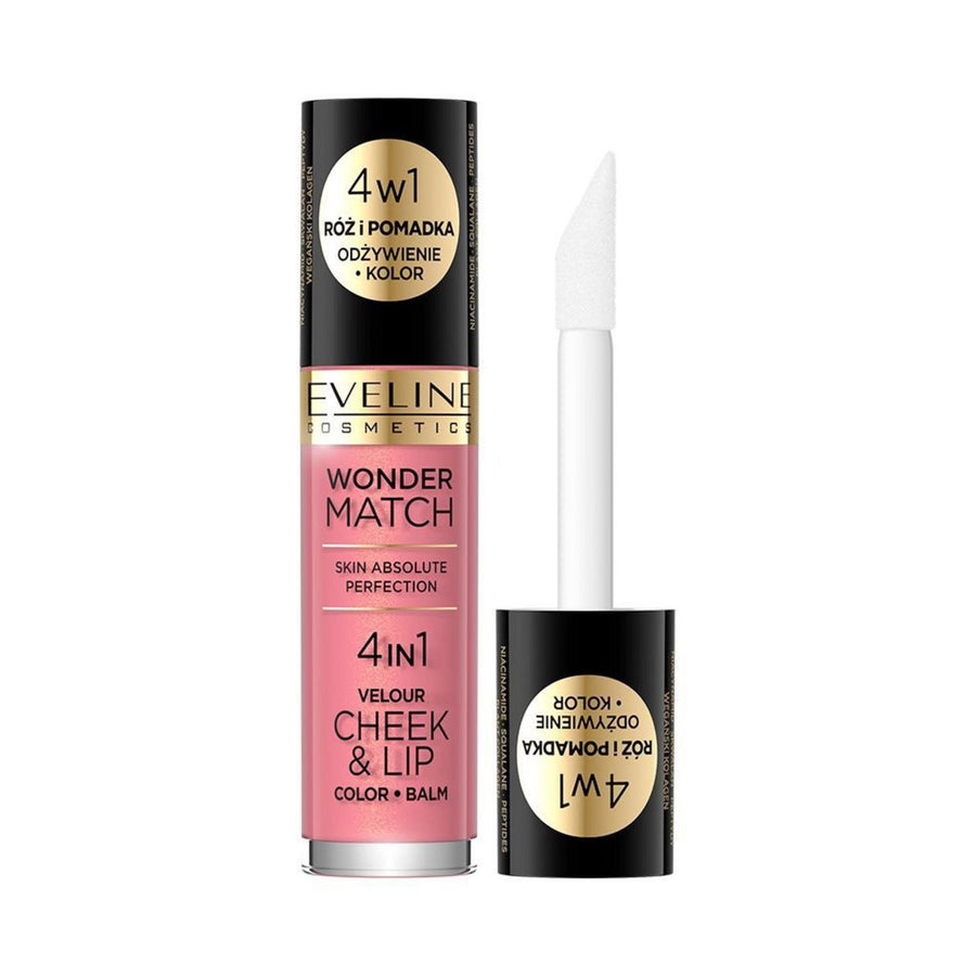 Eveline Cosmetics Eveline Cosmetics, Wonder Match 4in1, Lippen- und Wangenbalsam 2-in-1, 03, 4.5 ml Regular