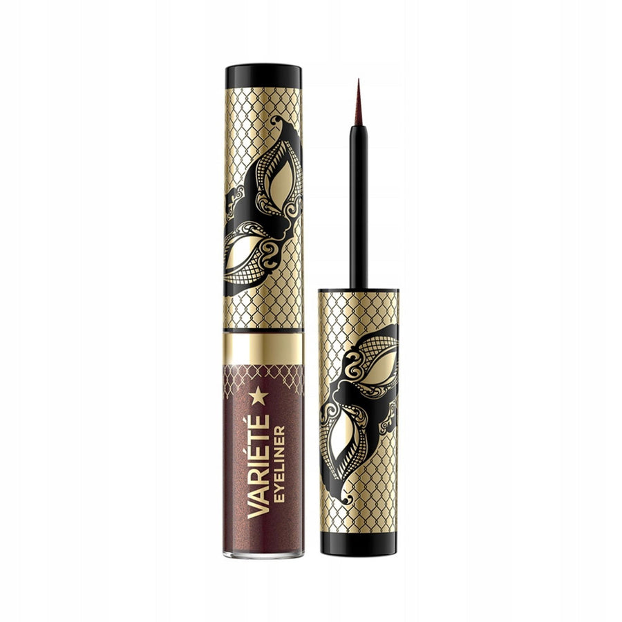 Eveline Cosmetics Eveline Cosmetics, Variete, Sprudelnd, Flüssiger Eyeliner, 02, Shiny Brown, 4 ml Regular