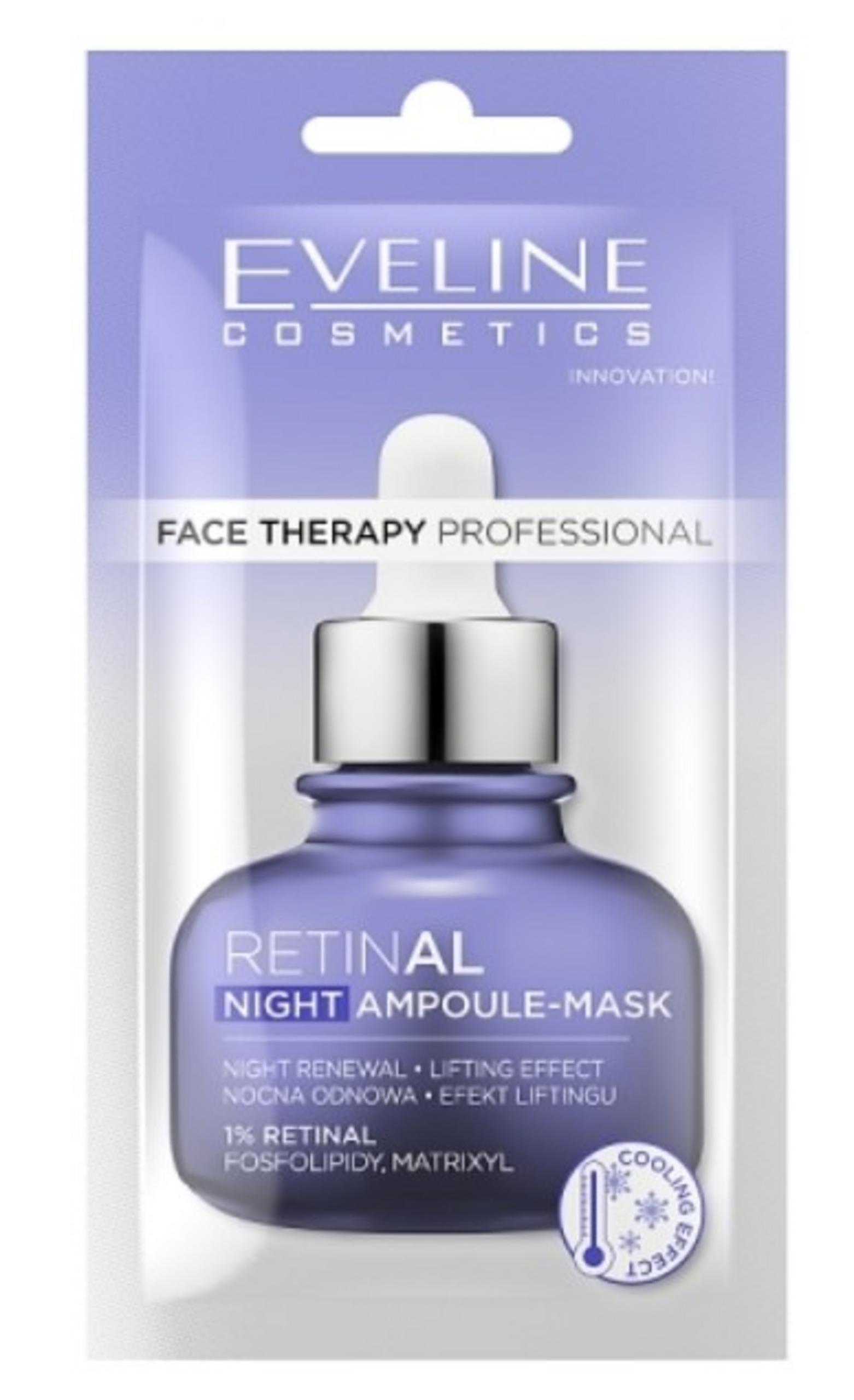 Eveline Cosmetics Eveline Cosmetics, Therapy Professional, Retinal, Heben, Nacht-Schlafmaske, 8 ml Regular