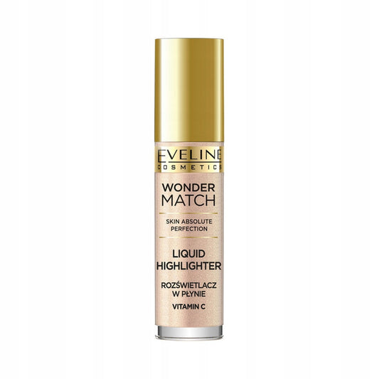 Eveline Cosmetics Eveline Cosmetics, Wonder Match, Vitamin C, Erleuchtend, Flüssiger Highlighter, 01, Für das Gesicht, 4.5 ml