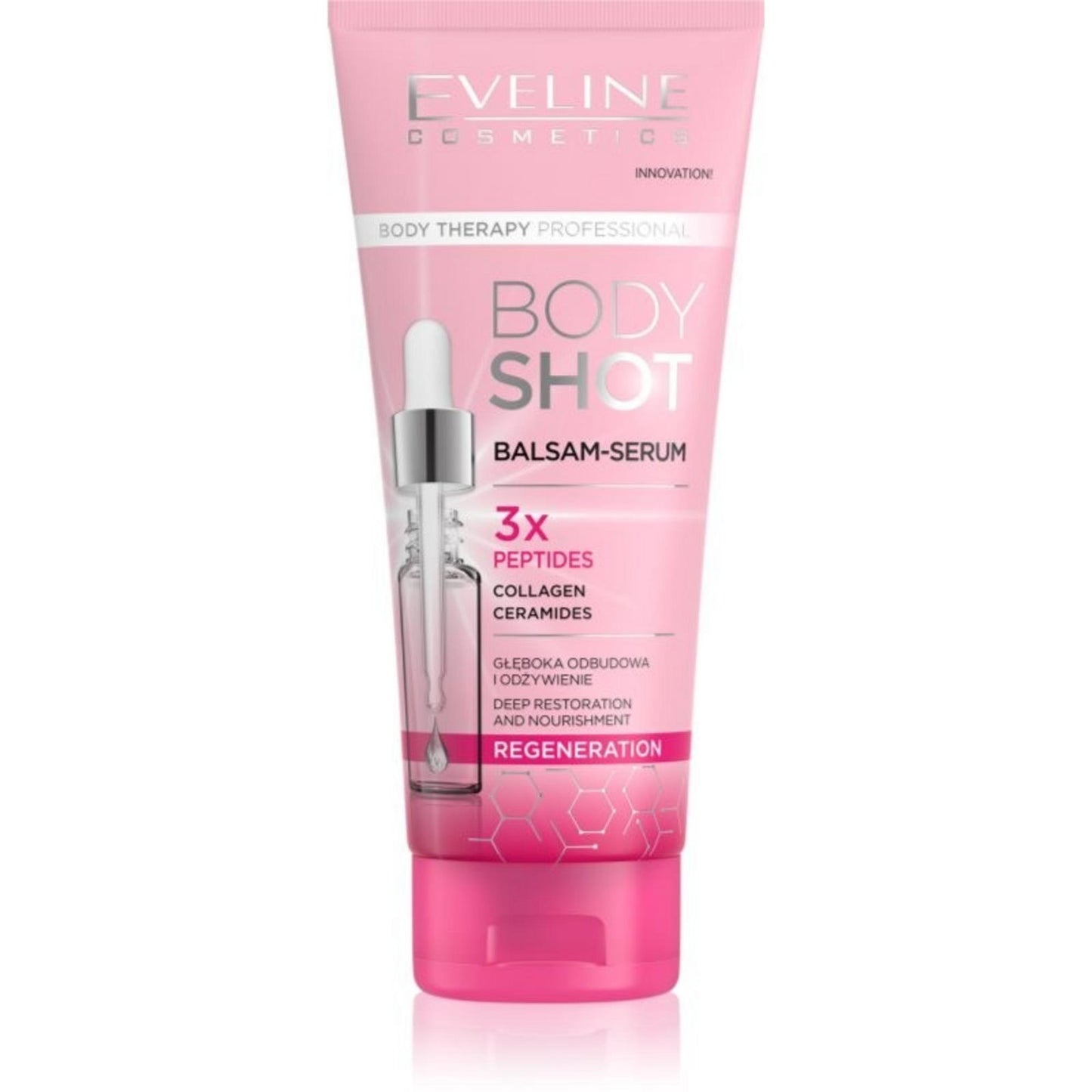 Eveline Cosmetics, Body Therapy Professional, Peptide, Collagen, Ceramide, Regeneration, Morgen, Balsam, 200 ml