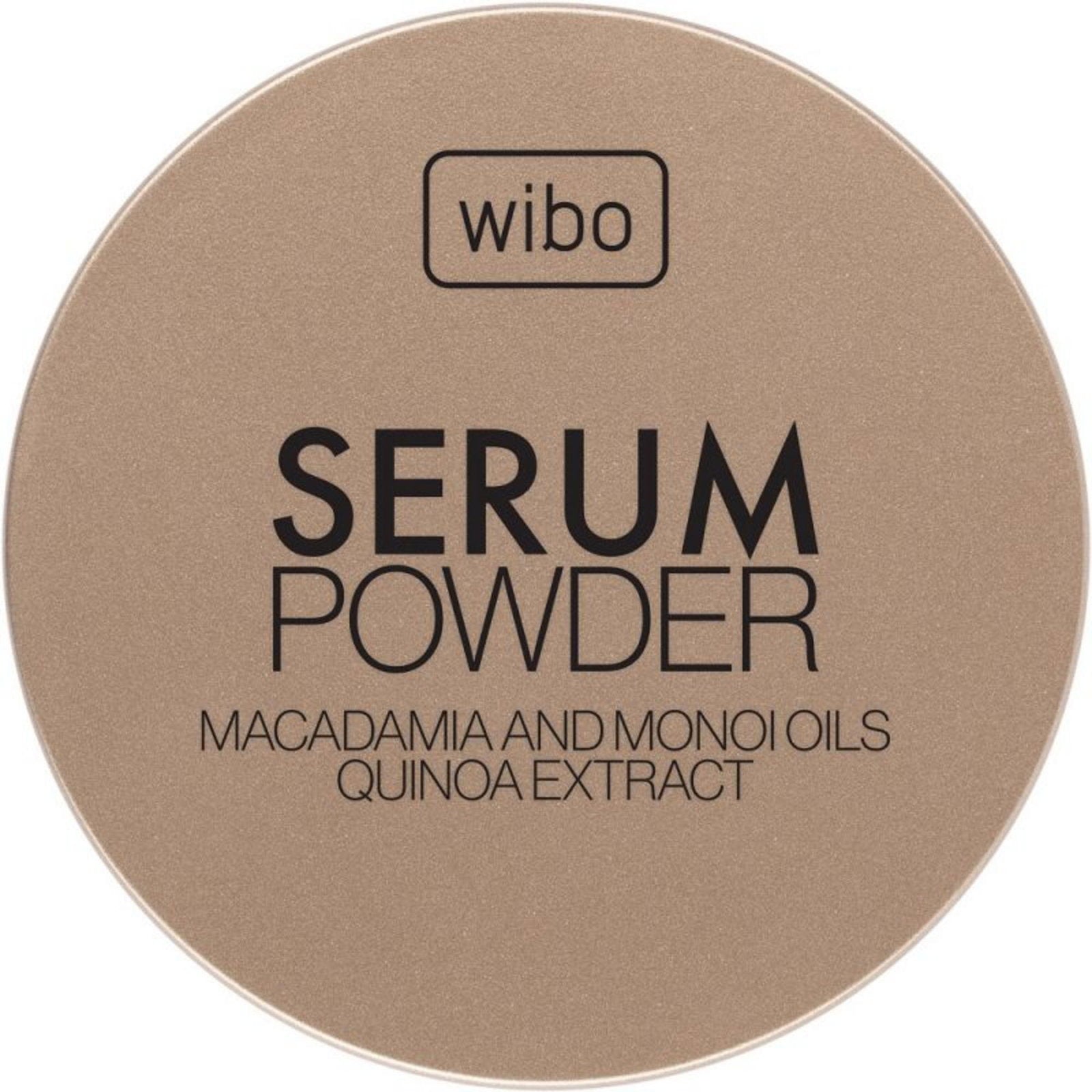Wibo Wibo, Serum Powder Macadamia, Quinoa, Absorbiert Öl, Loses Fixierpuder, Transparent, 10 g Regular