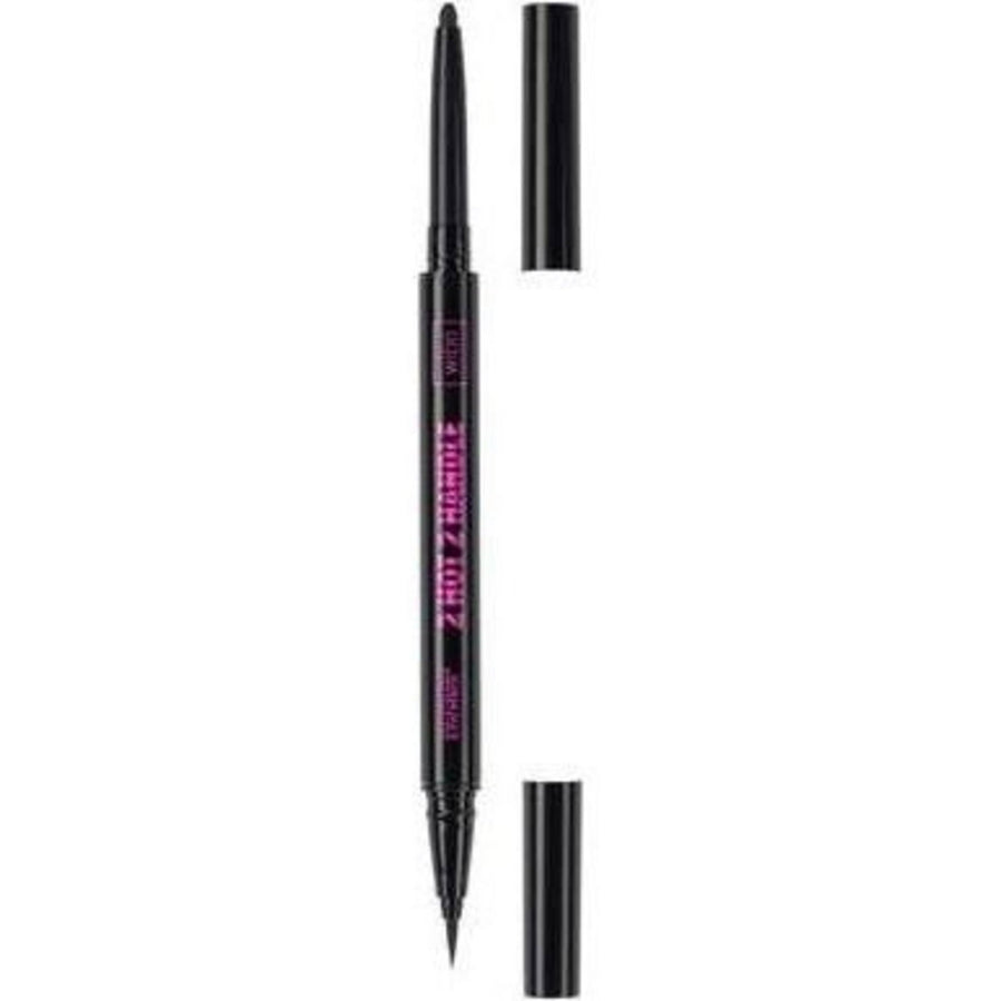 Wibo Wibo, Too Hot, Beidseitig, Flüssig-Eyeliner & Creme-Lidschattenstift 2-in-1, Intensives Schwarz Regular