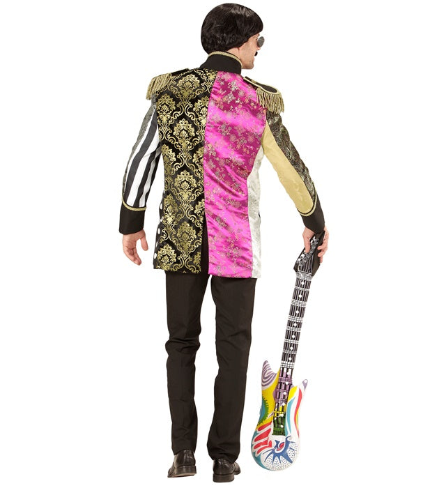 Herren Paradefrack aus Jacquard Patchwork Stoff in bunten Farben