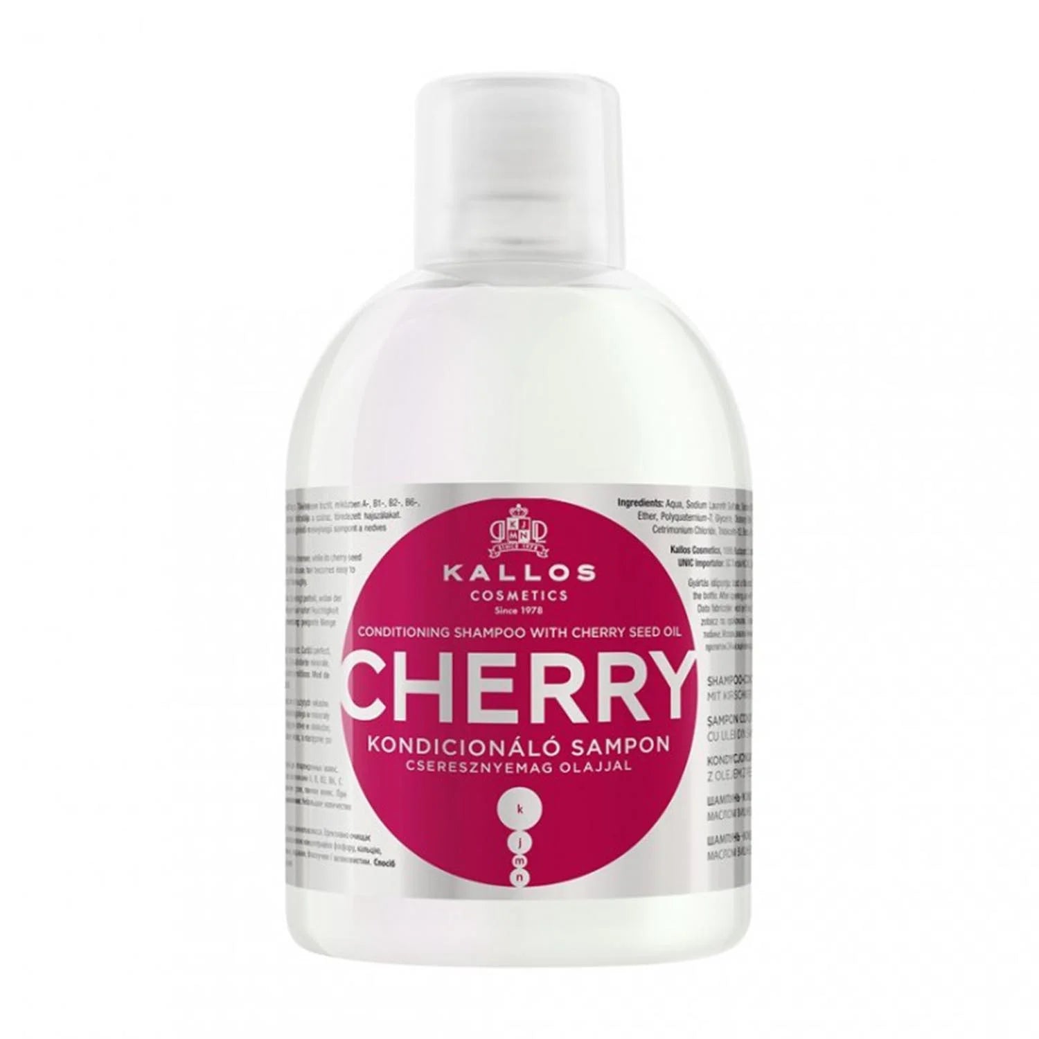 KALLOS COSMETICS Kallos Cosmetics Cherry Shampoo mit Kirschkernöl 1000 ml Kosmetik