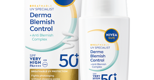 NIVEA NIVEA Sun Derma Piel Clara Sonnenschutz SPF 50 40 ml Sonnenpflege