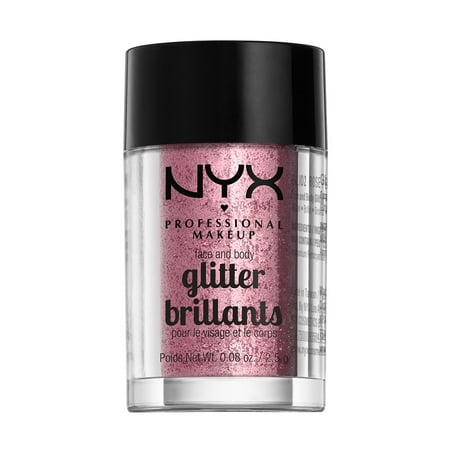 NYX NYX Glitter Brillants Face and Body Rose 2,5 g Glitzer für Gesicht und Körper Kosmetik