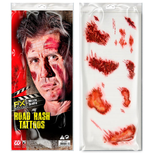 6 ROAD RASH TATTOOS – Vorderansicht