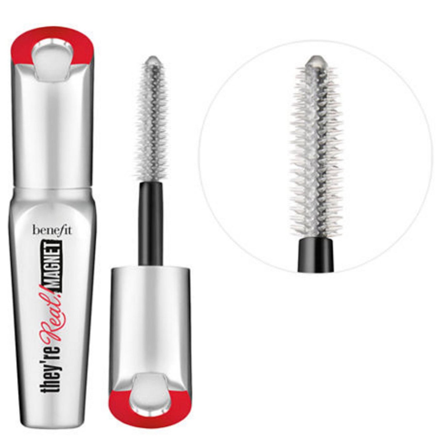Benefit, They're Real Magnet, Verlängerung, Wimperntusche, Supergeladenes Schwarz, 4.5 g *Miniatur