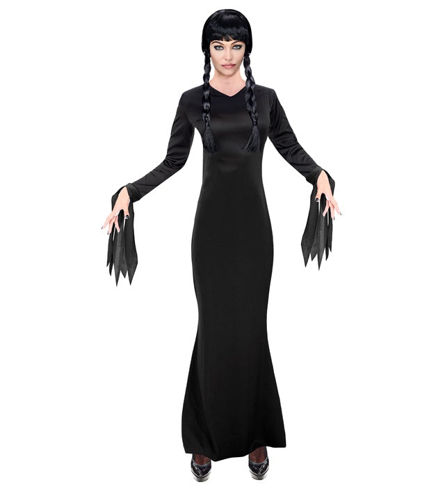 Dark Girl Kleid schwarz Gothic Style Fasnacht Kostüm