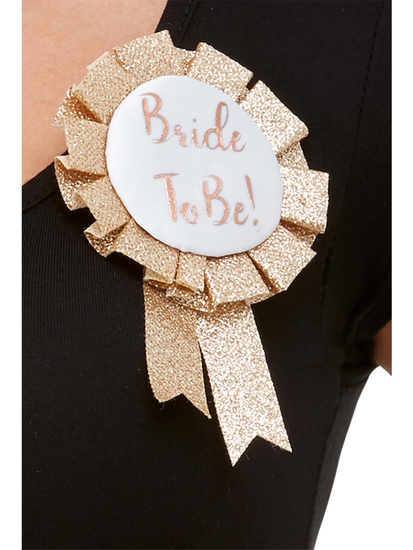 Smiffys HEN/STAG Bride To Be Rosette, Rose Gold AC für Damen