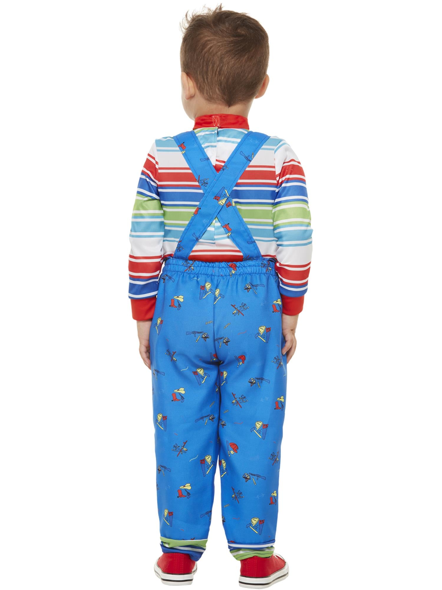 Smiffys Chucky Kostüm für Jungen blau – Detailansicht