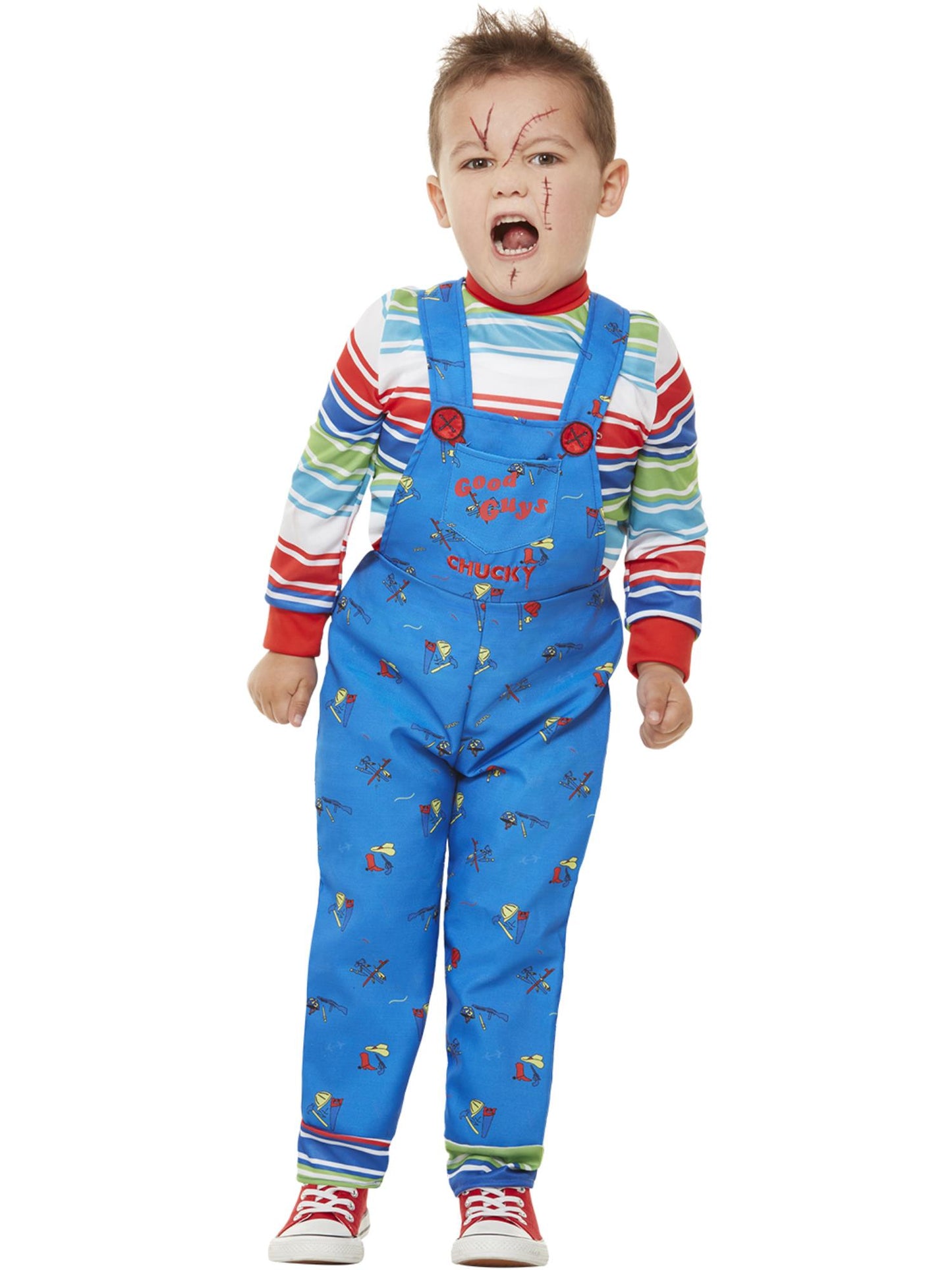 Smiffys Chucky Kostüm für Jungen blau – Produktansicht